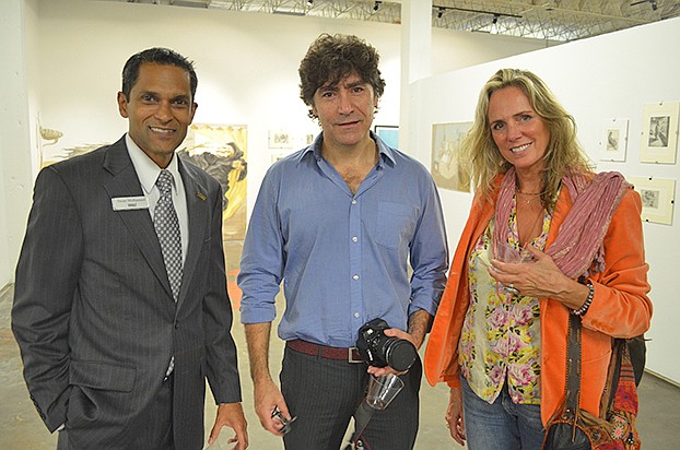 Iwan Mohamed, Eduardo Relero and Nina Royal