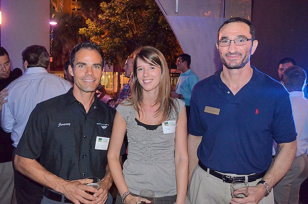 Jeremy and Emily Howe with Jason Silverstein