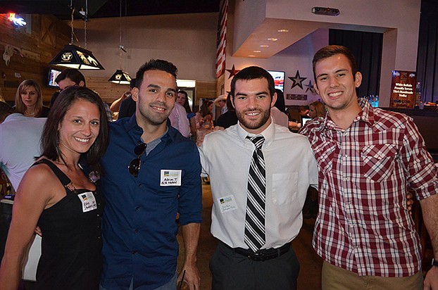 Katie Schneerberger, Adrian Tolentino, Brad Nocek and Kevin Leon