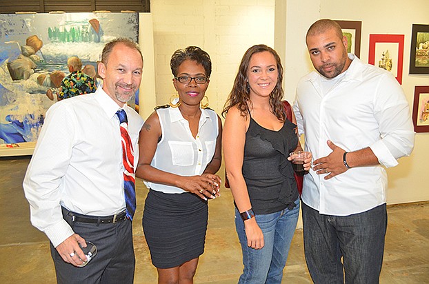 Kevin and Adrienne Henault with Nicole and Benjamin Woods