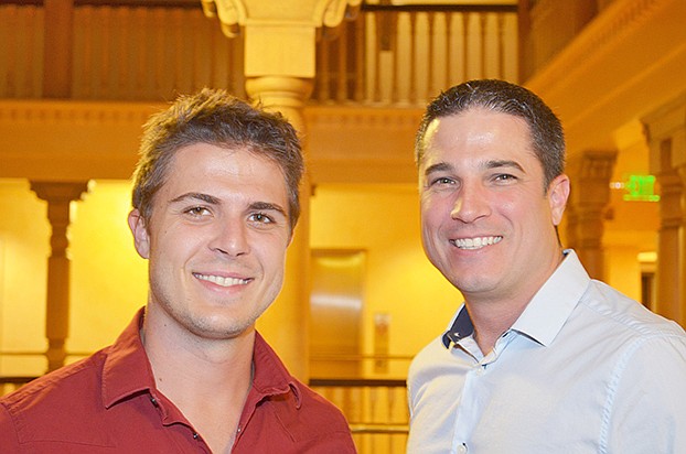 Kyle Hudson and Al Letizio