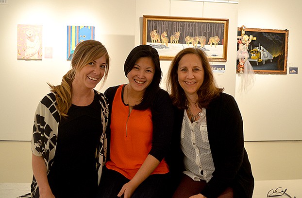 Leslie Gnaegy, Yen Reed and Lisa Berger