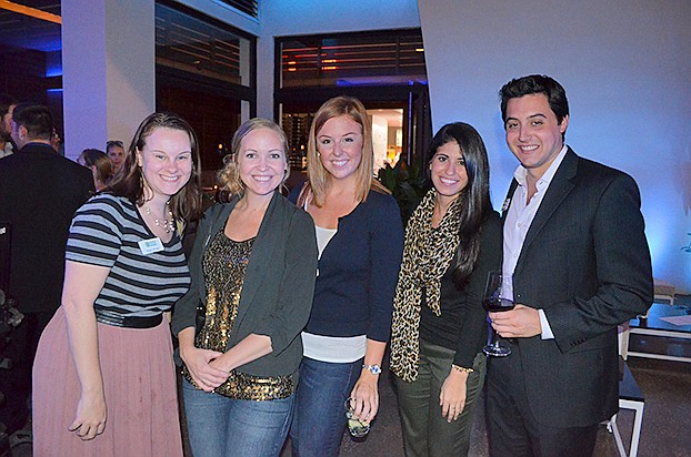 Megan Wenger, Kelsey Roehr, Kaitlyn Johnston, Kelly Martella and Michael Calamaras