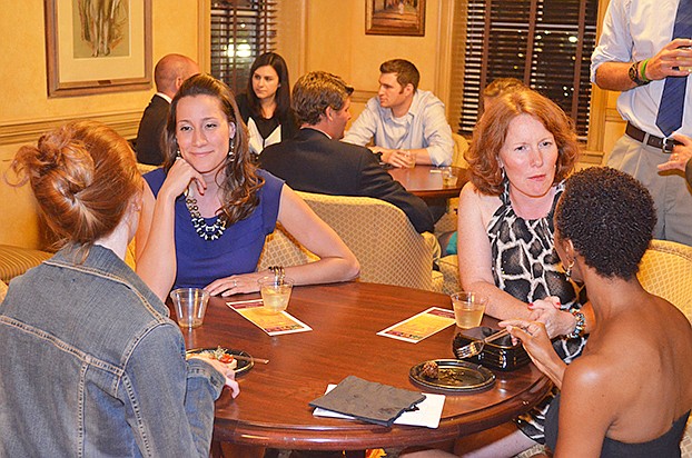 Members enjoyed cocktails and conversation before the show