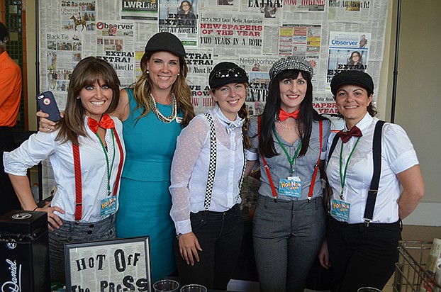 Rachel Livingston, Beth Jacobson, Camilla Wood, Richeal Parisi and Christine Galan