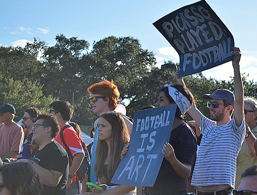 Ringling students got creative with their signs