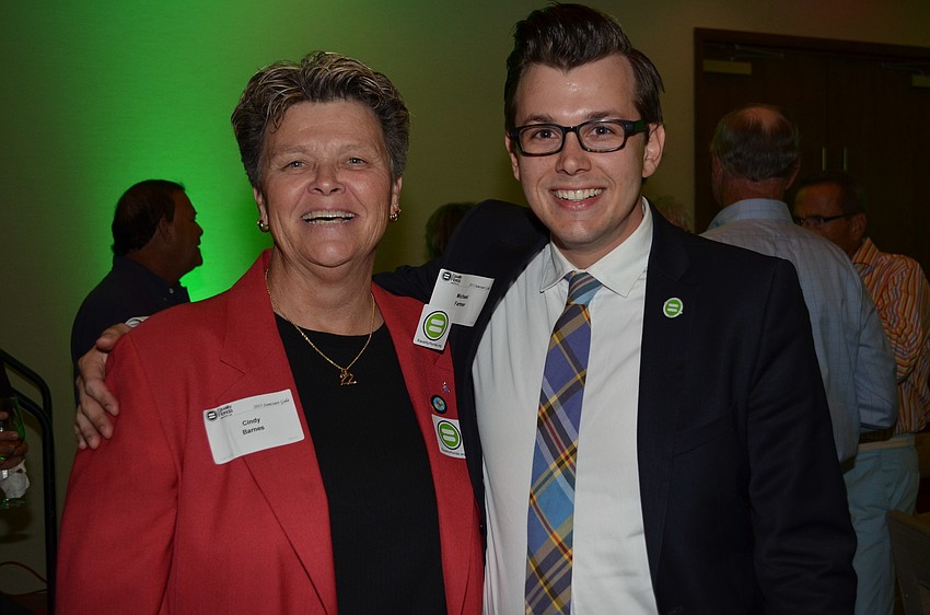 Honoree Cindy Barnes and Michael Farmer