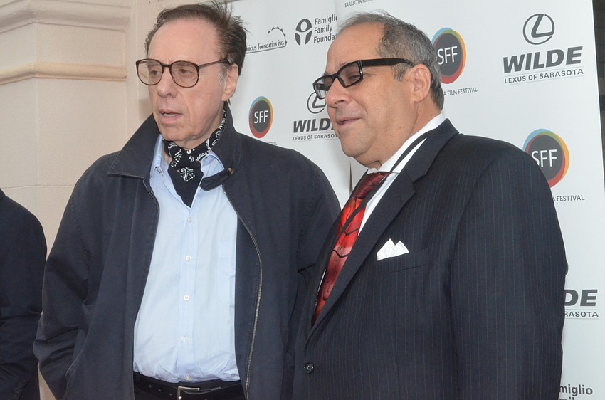 Actor Peter Bogdanovich of â€œPasadenaâ€ with Mark Famiglio