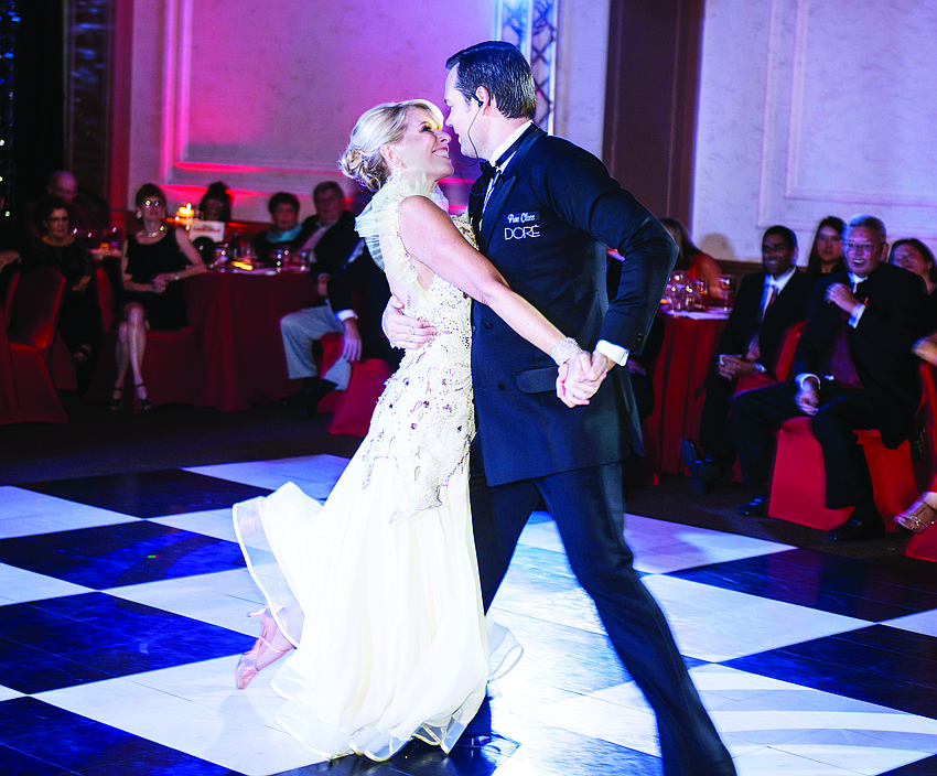 LeeAnne Swor and Sid Pocius at Community AIDS Network's CANDance Oct. 26, at Michael's On East.