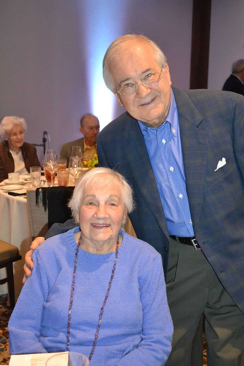 Jean Devellano and her son Jim Devellano