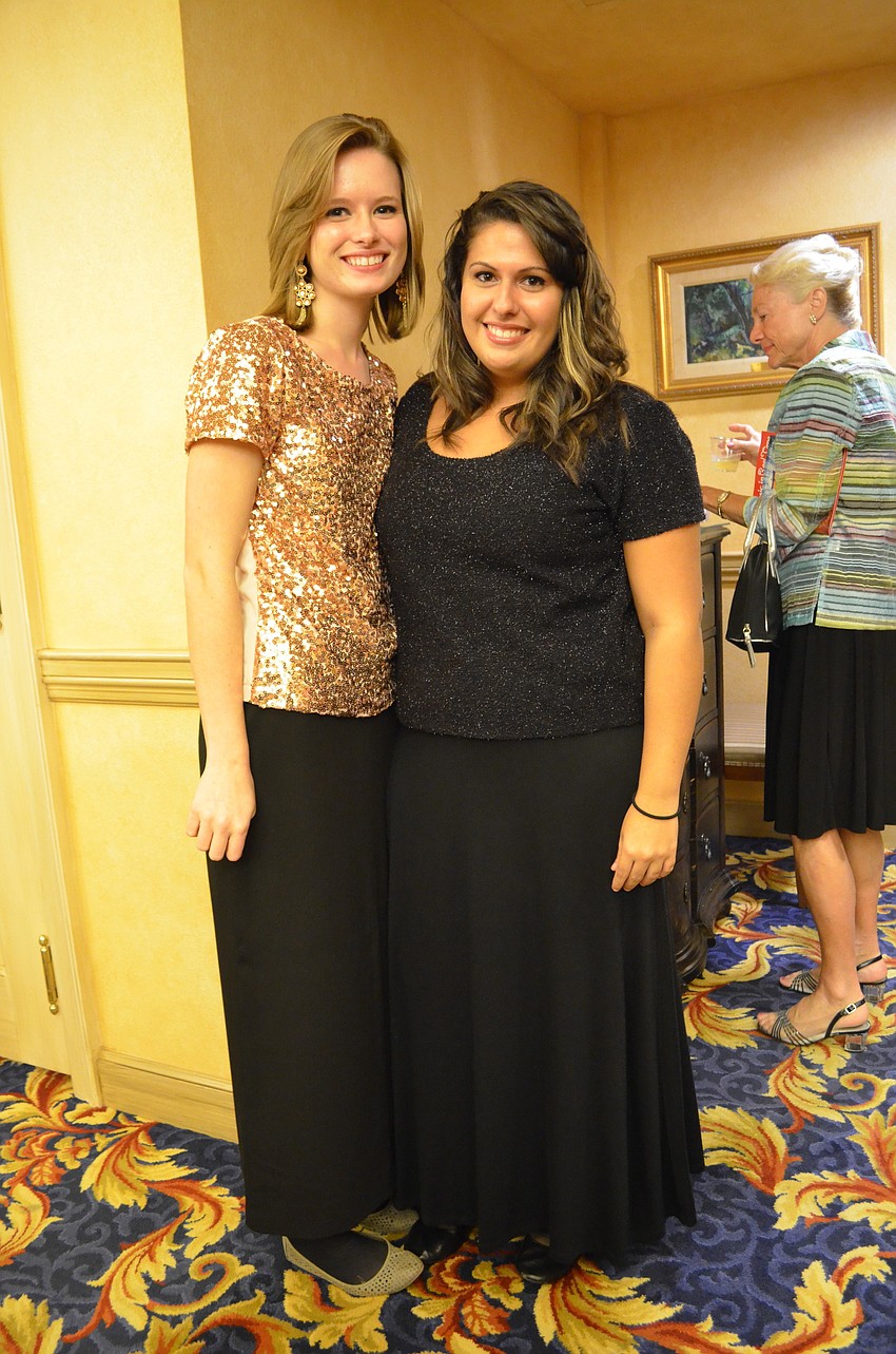 Gloria Musicae musicians Esther Dickmann and Alicia Howington