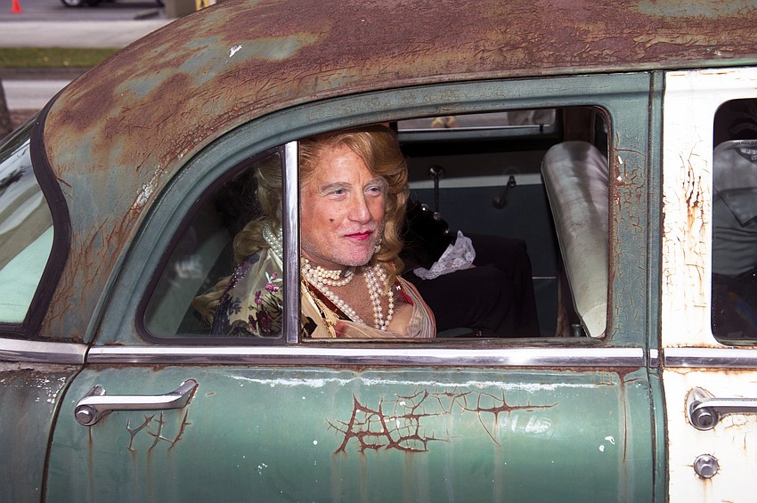 Hollywood movie star Richard Dreyfuss hid in shame as his Aunt Gertrude was delivered in handcuffs to Ringling College of Art and Design's 