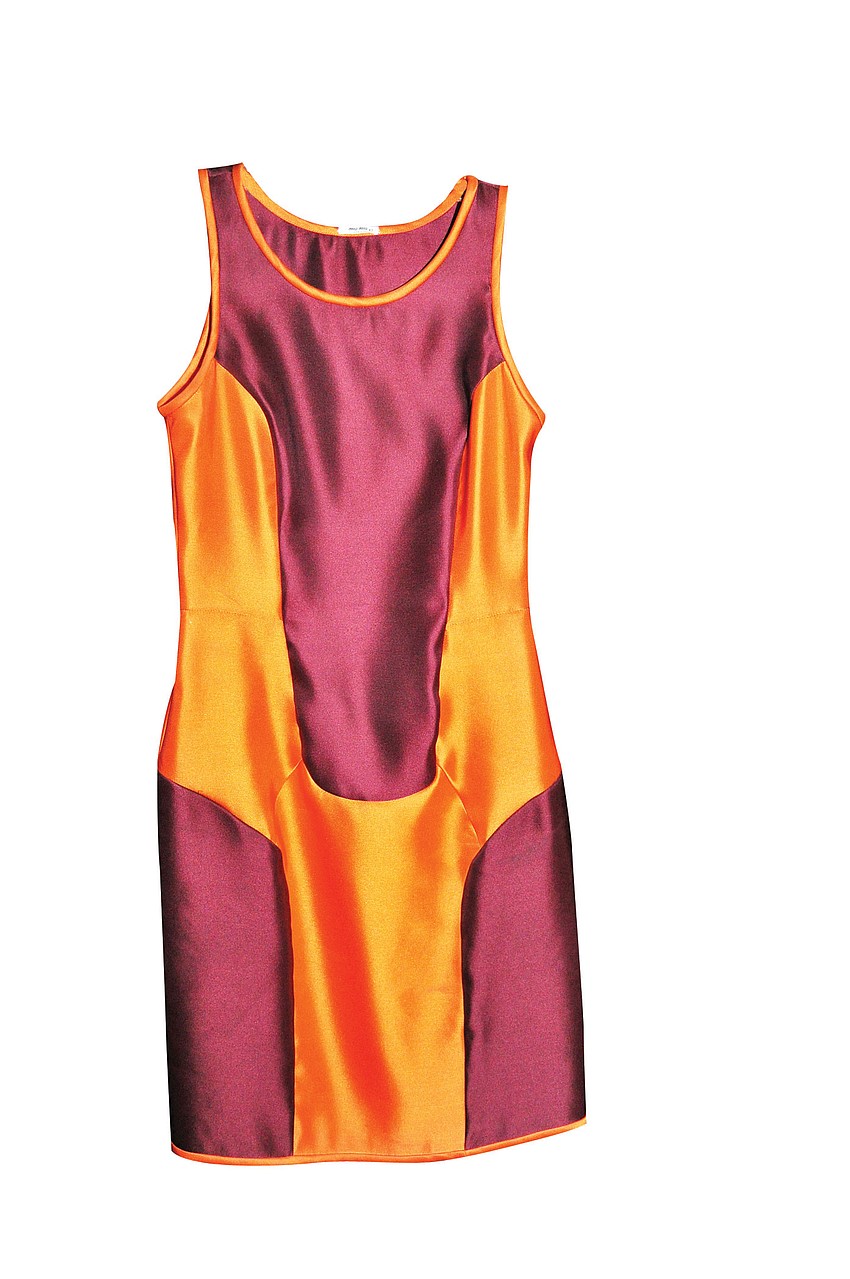 MIU MIU DRESS
'It has great lines. I am not a big bright-color person, but I made an exception because the cut is fabulous.'