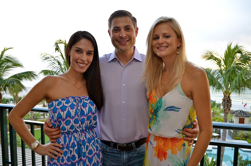 Maria and Ben Tindal with Lauren St. Louis