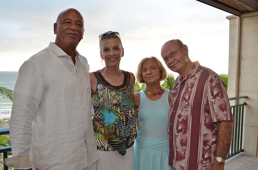 Wellington and Dianna Davenport with Eleanor Williams and Ben Cowley