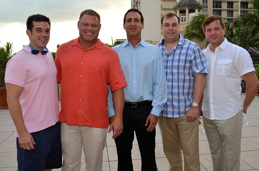 James Fowler, Chip Shafer, Ian Howard, Frank Fernandez and Jeff Quisenberry