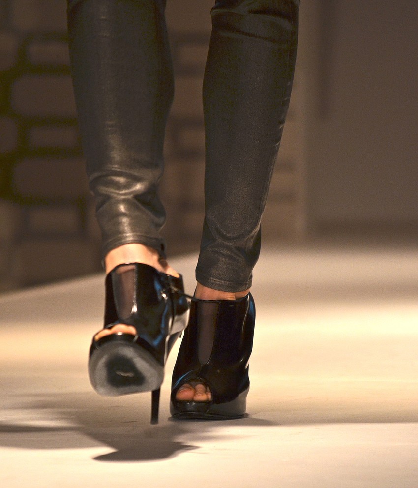 Models walked the runway in the latest styles from Saks Fifth Avenue.