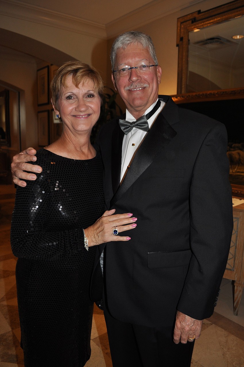 Manatee County Commissioner Vanessa Baugh with her husband, Don