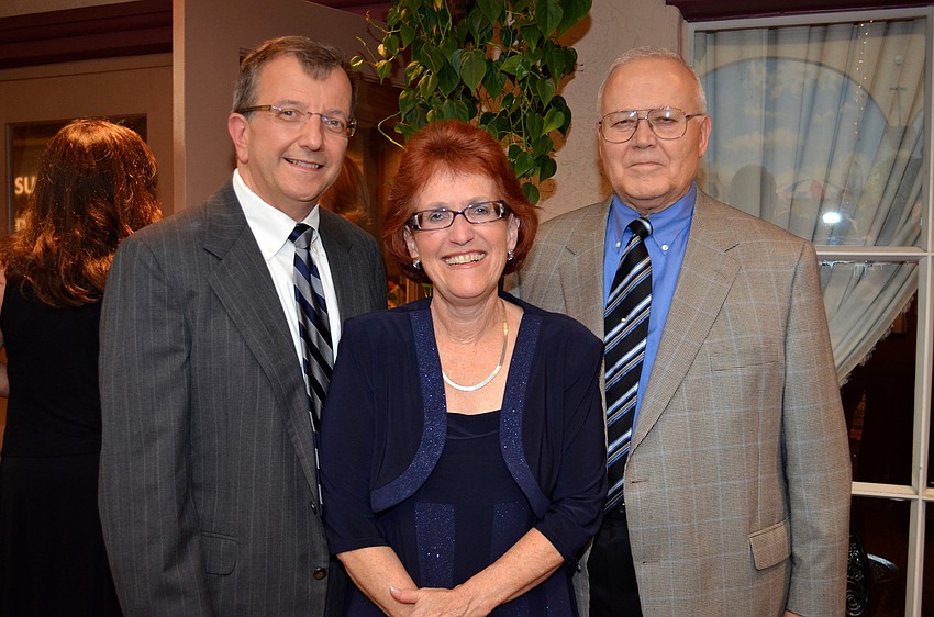 Honoree Dr. James and Jan Fiorica with Gerald Kolschowsky