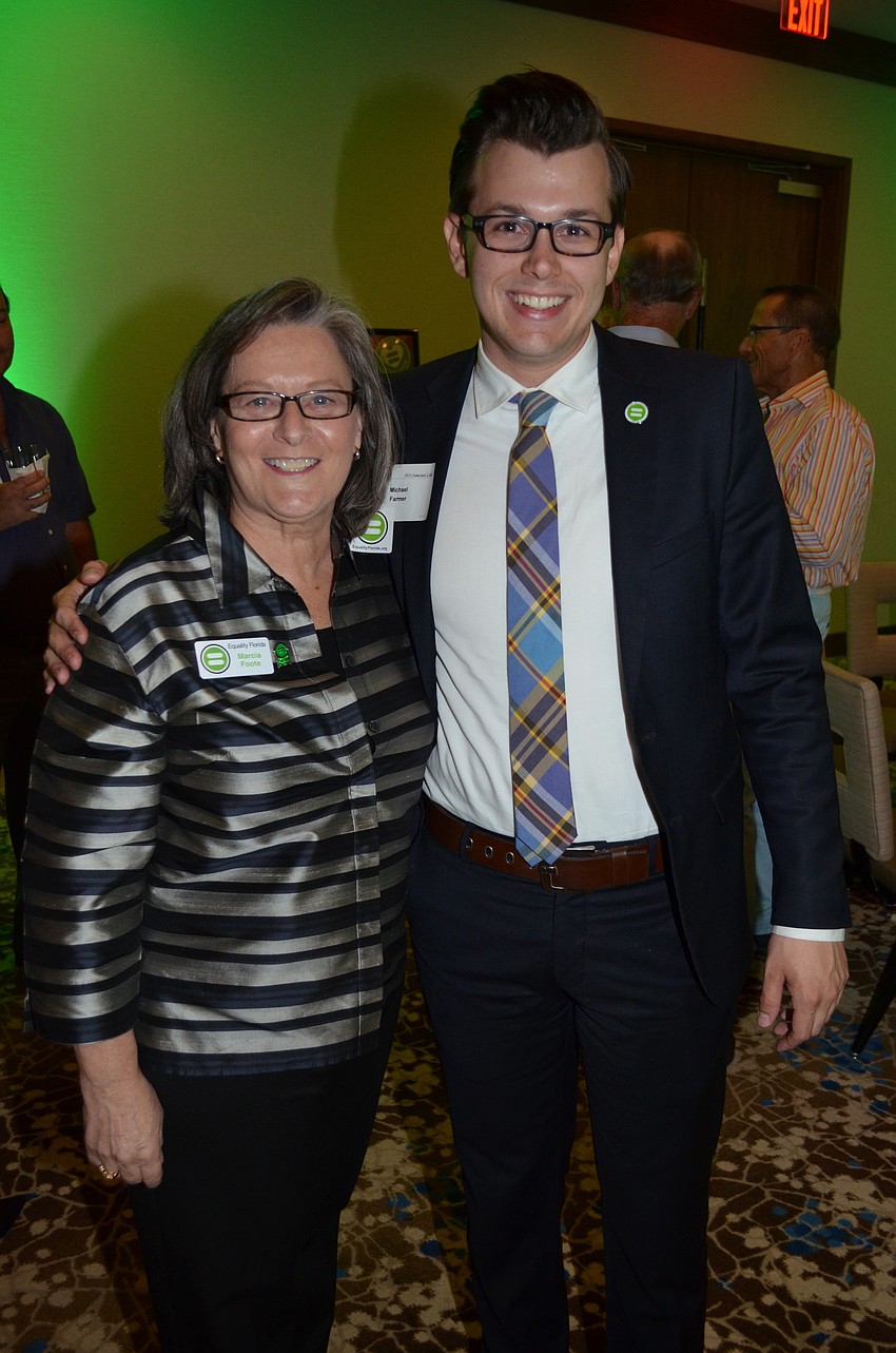 Co-Chair Maria Foote and Michael Farmer