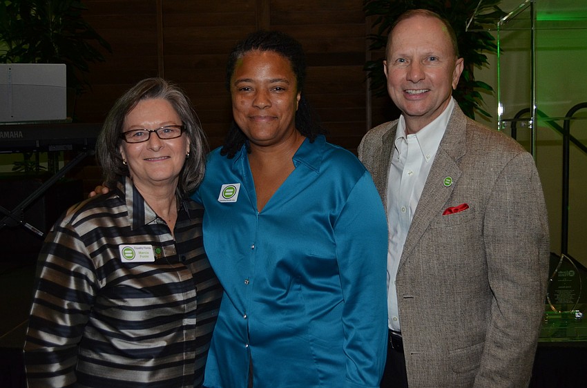 Co-Chair Maria Foote, Nadine Smith and Co-Chair Randell Johnson