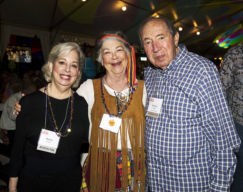 Sharon Frankel, Isabel Norton and Herman Frankel