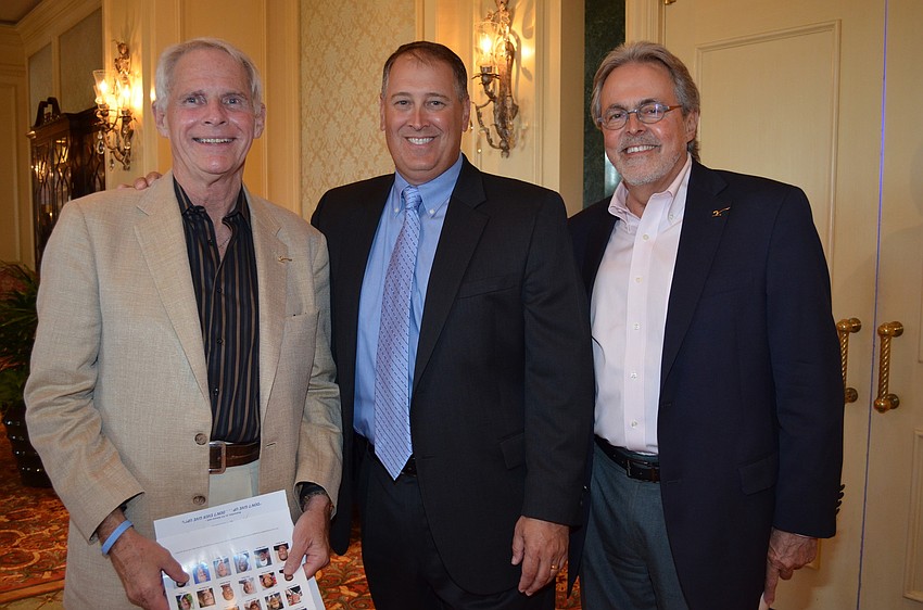 Ken Kaucheck, Sheriff Tom Knight and Joe Barbetta