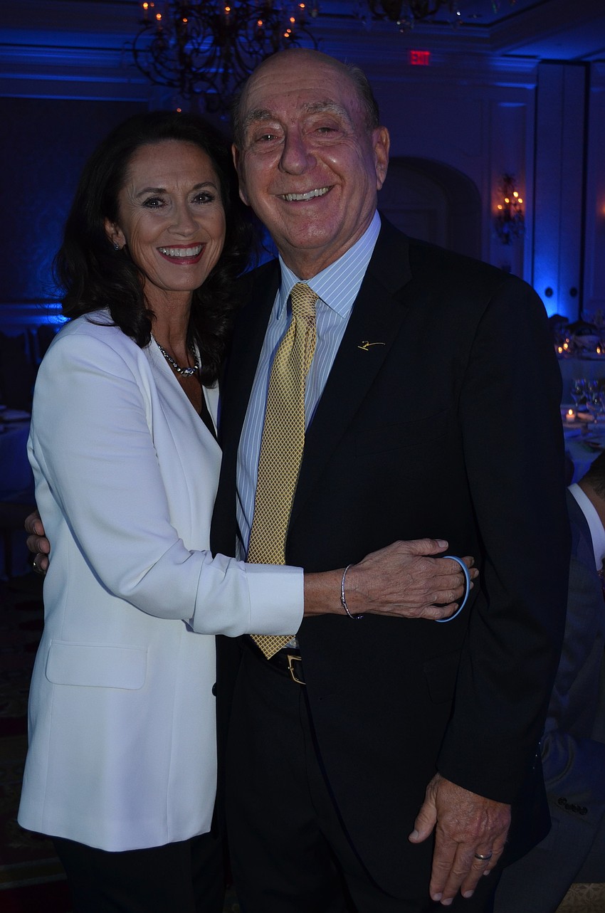 Mary Kenealy-Barbetta and Dick Vitale