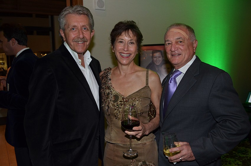 Phil King with Ruth and Michael Harshman