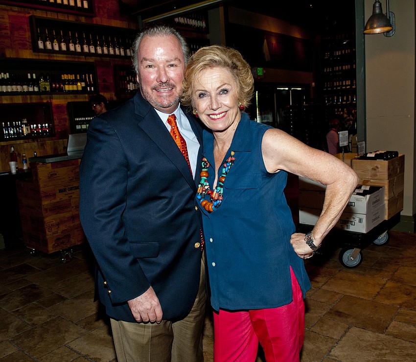 Michael Klauber and Molly Schechter, who organized the luncheon