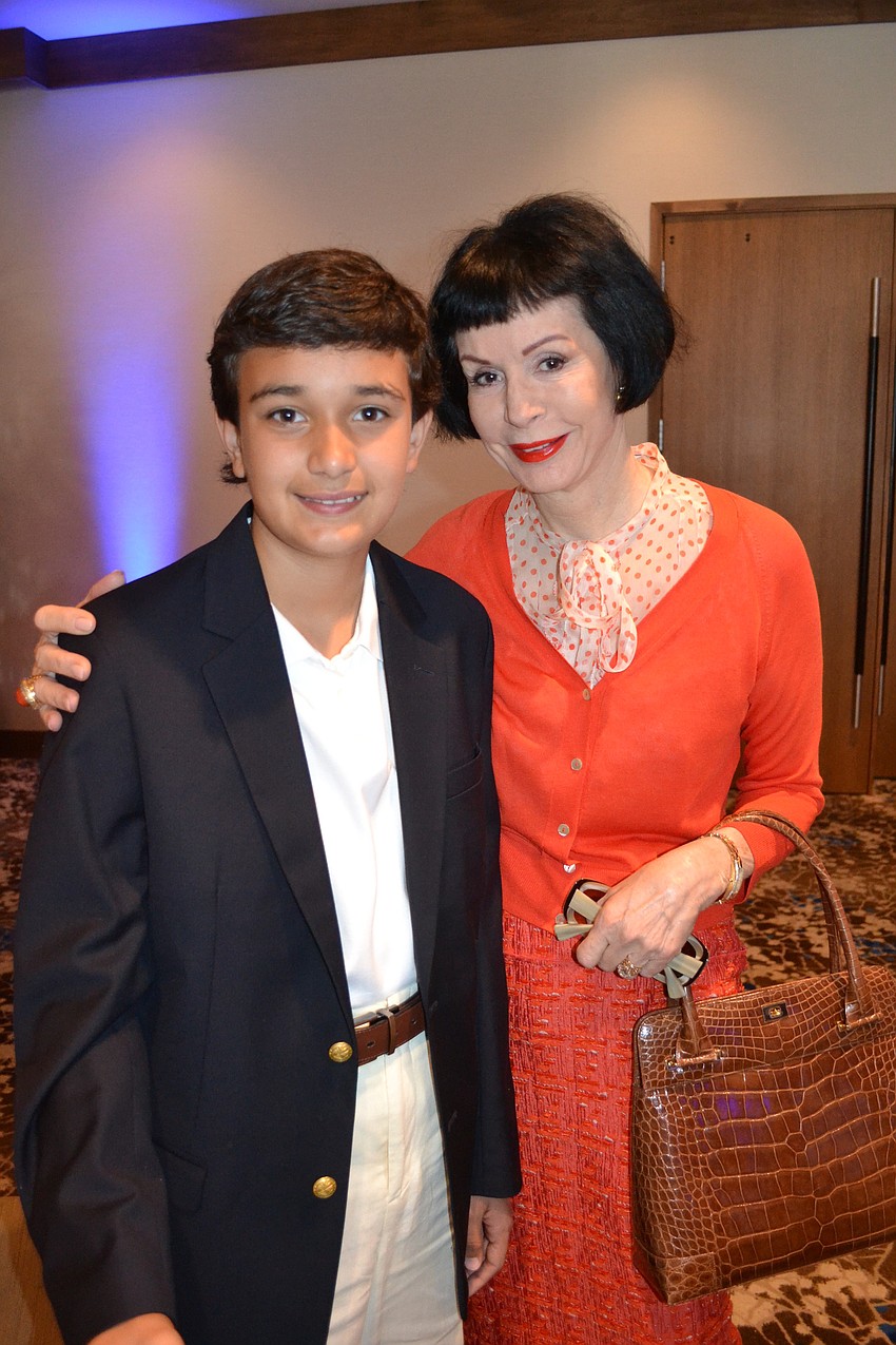 Grant Massey and grandmother Jacqueline Morton