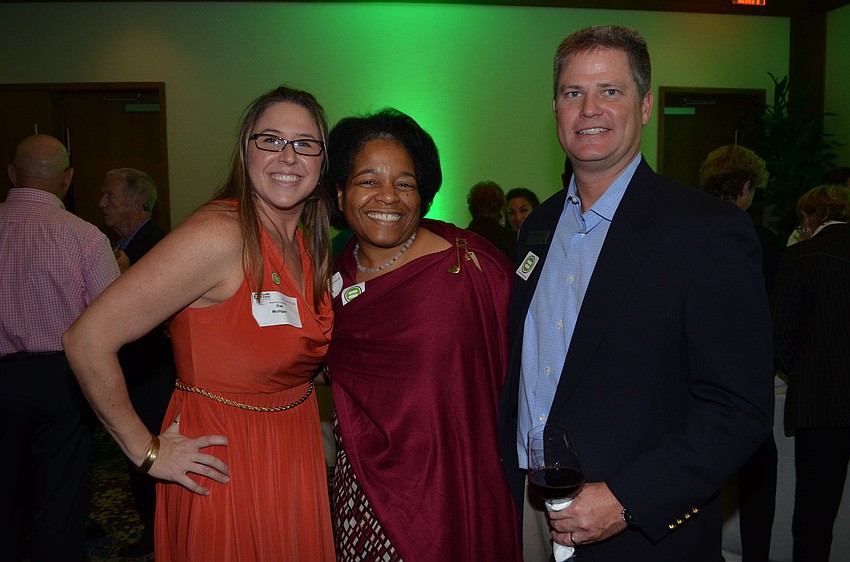 Rae Mulligan, Josephine Jenkins and Paul Hudson