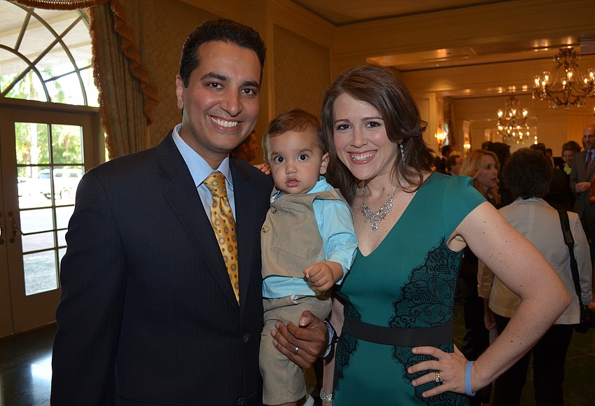 Your Observer Photo ESPN's Kevin Negandhi with Monica and Brandon