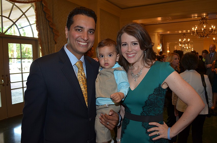 ESPN's Kevin Negandhi with Monica and Brandon