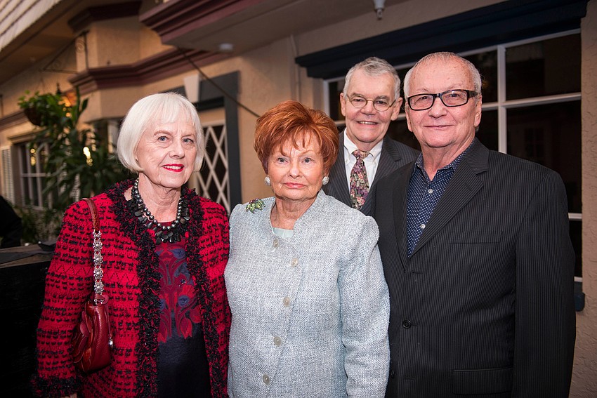 Carol Phillips, Mary Anne Robinson, Ron Carter and Jim Neal