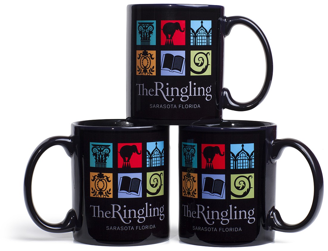Ringling Museum's new identity includes six icons featuring the six venues that operate under "The Ringling." Courtesy image.