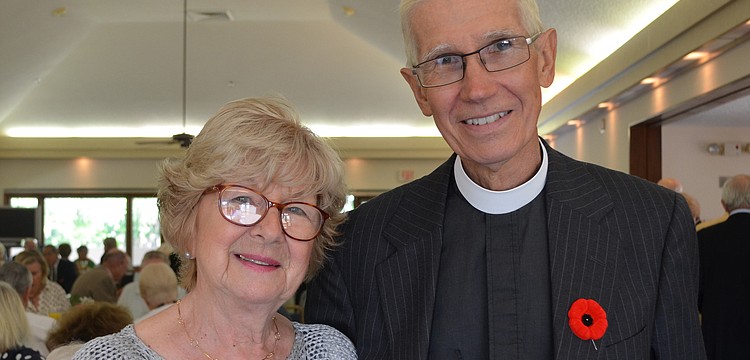 Heidi Thomas and the Rev. David Danner