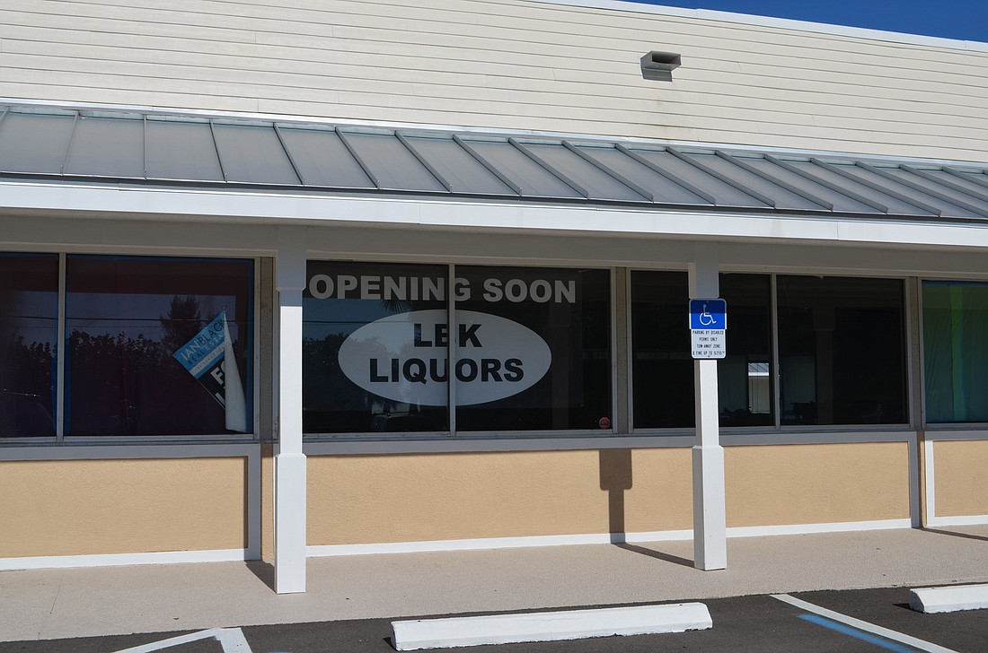 Renovations of LBK Liquors could be completed this week. (File photo)