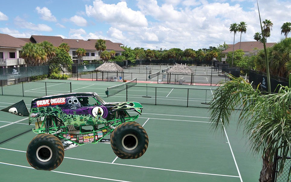 Dr. Murray "Murf" Klauber has persuaded the 2013 Advance Auto Parts Monster Jam tour to make a stop at the Colony property on its way to a scheduled tour date in Miami.