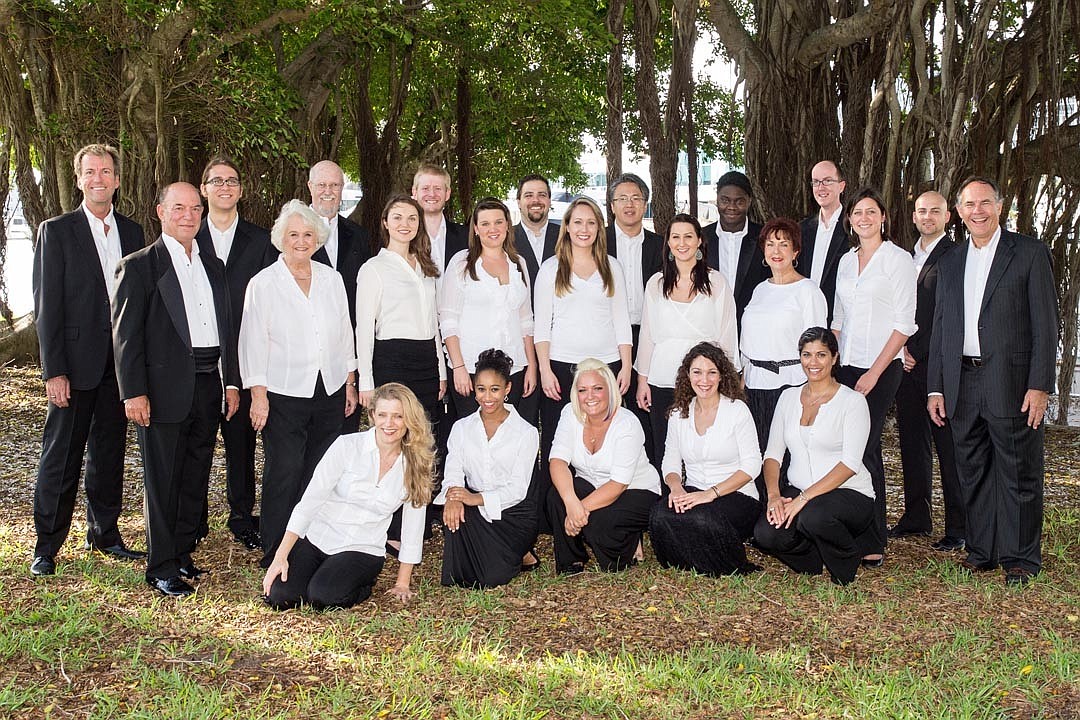 Gloria Musicae consists of 36 auditioned singers who studied voice at a university or professional level or under conservatory teachers. Photo by Bruce Lehman.