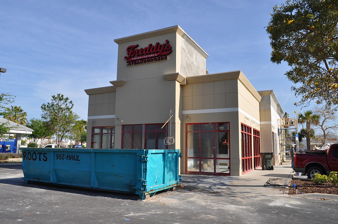 Freddy's offices said the store's opening is slated for late April.