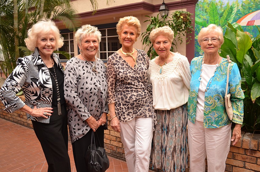 Dolly McCann, Judi Gleason, Jutta Terry, Maria Milani and Peggy Soentgen