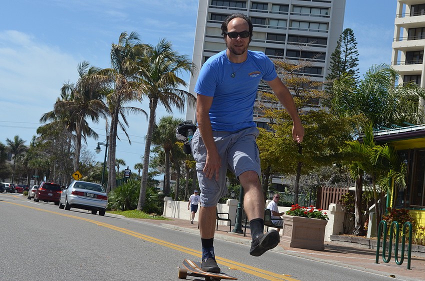 Mike Case finished in second place for the amateurs in the 13.2 â€“ mile race.
