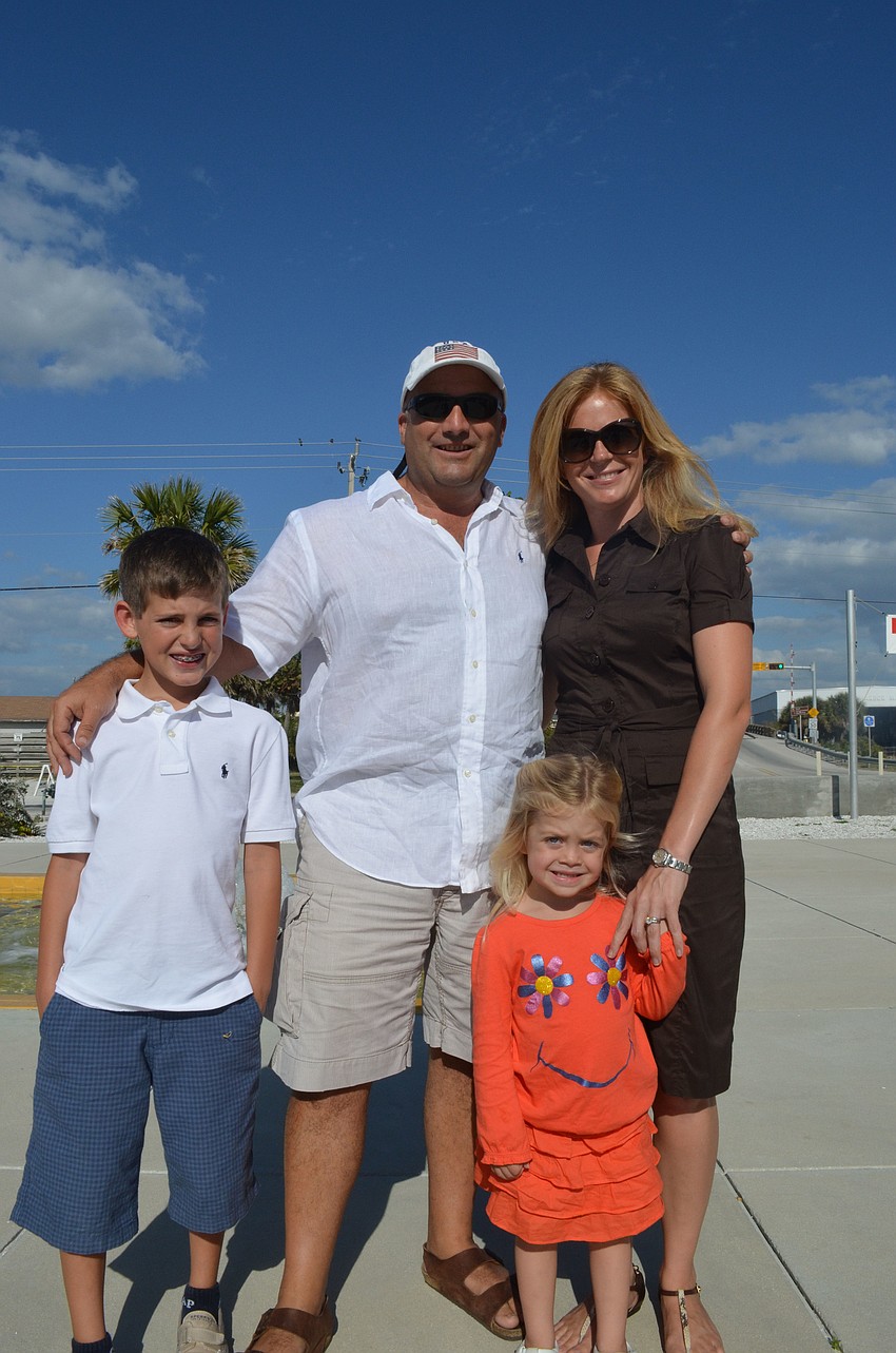 Rob and Jenny Trow came to the picnic with their children William and Josie.