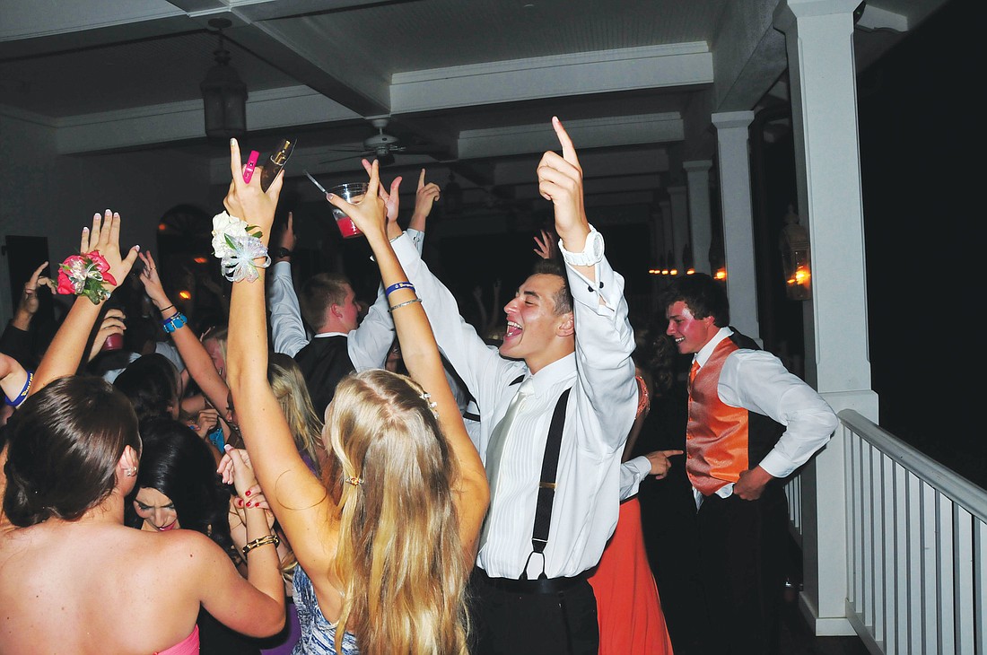 Out-of-Door Academy juniors and seniors celebrate at 2012Ã¢â‚¬â„¢s prom at The Founders Club. Courtesy photo.