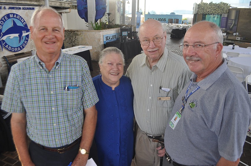 John Ginaven, Mavis Ridley, Dave Bowman and Tony Ridley