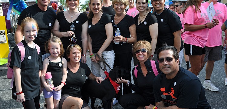 Team Hampton Inn and Suites and Courtyard by Marriott enjoyed the morning together.