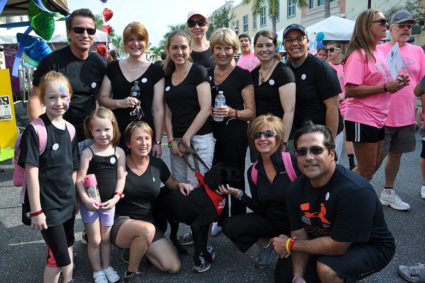 Team Hampton Inn and Suites and Courtyard by Marriott enjoyed the morning together.