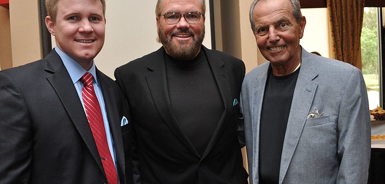 Chad Woodruff with Randolph Locke and George Brigido