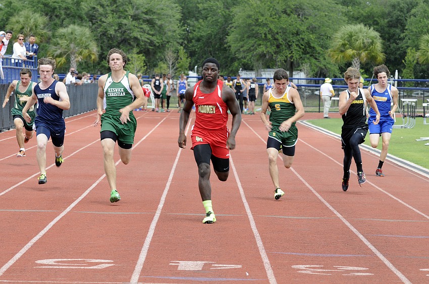 Cardinal Mooney junior Demardre Patterson finished as the district-runner up in the 100- and 200-meter dashes.